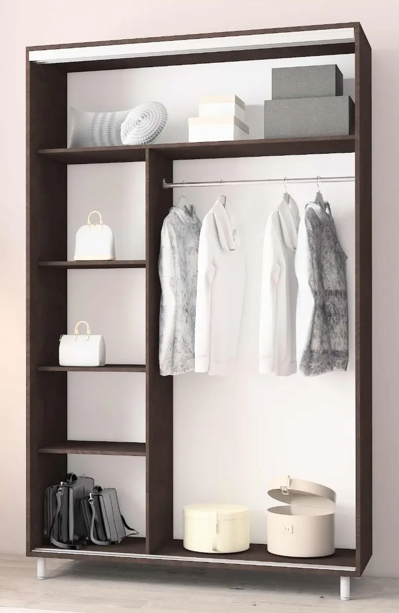 Dulap-cupe Mobildor Aron-P K orizontal 140x240x60 (Wenge)