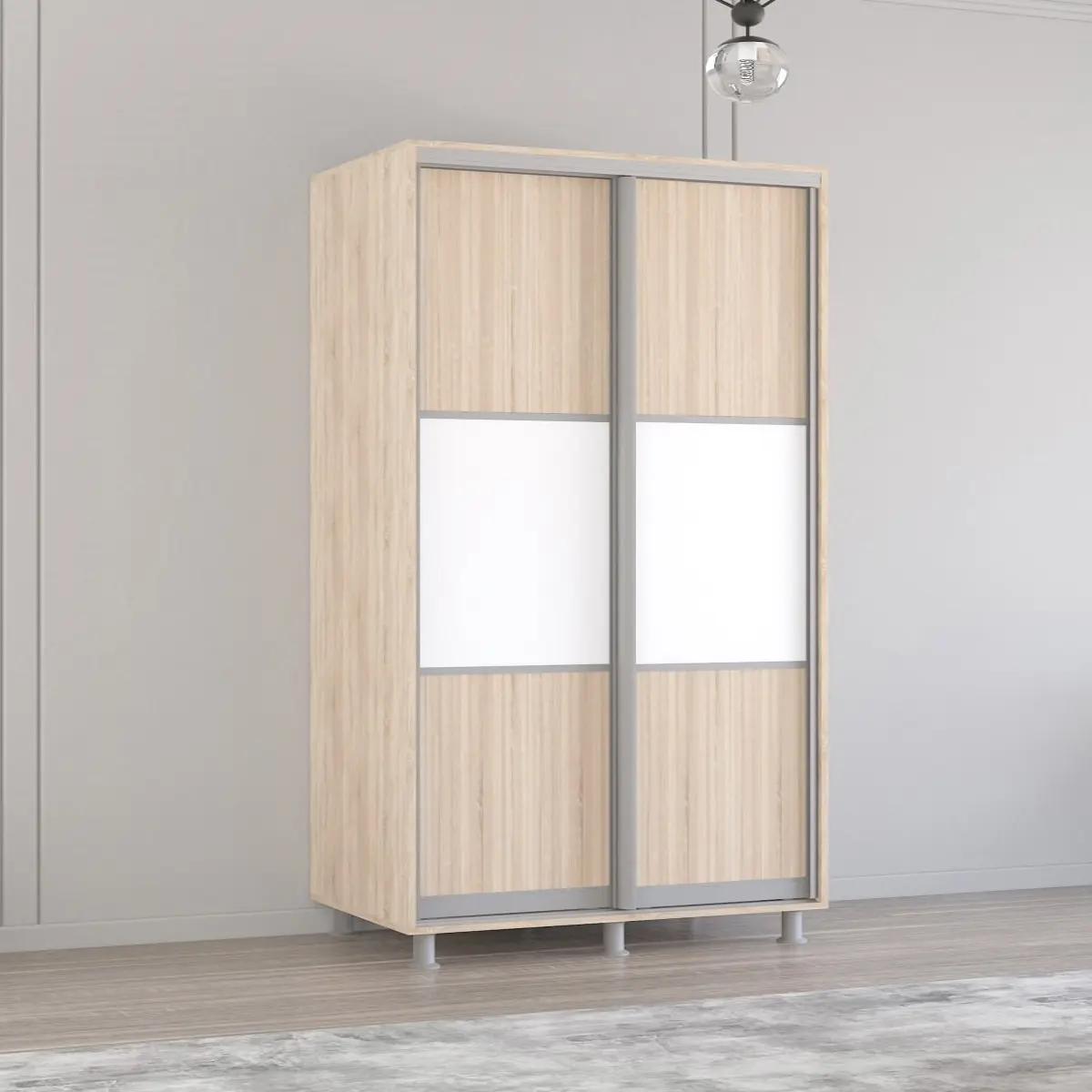 Dulap-cupe Mobildor Aron-P K orizontal 170x200x60 (Sonoma Oak)