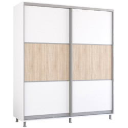 Dulap-cupe Mobildor Aron-P K orizontal 200x230x60 (White) Thumb