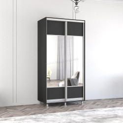 Dulap-cupe Mobildor Aron-P K1 orizontal/cu oglinda 100x210x60 (Anthracite)