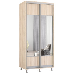 Dulap-cupe Mobildor Aron-P K1 orizontal/cu oglinda 120x200x60 (Sonoma Oak) Thumb