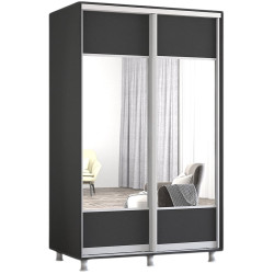 Dulap-cupe Mobildor Aron-P K1 orizontal/cu oglinda 160x230x60 (Anthracite) Thumb