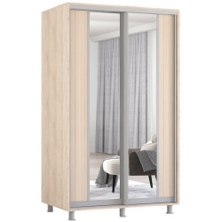 Dulap-cupe Mobildor Aron-P K2 vertical/cu oglinda 170x220x60 (Sonoma Oak) Thumb