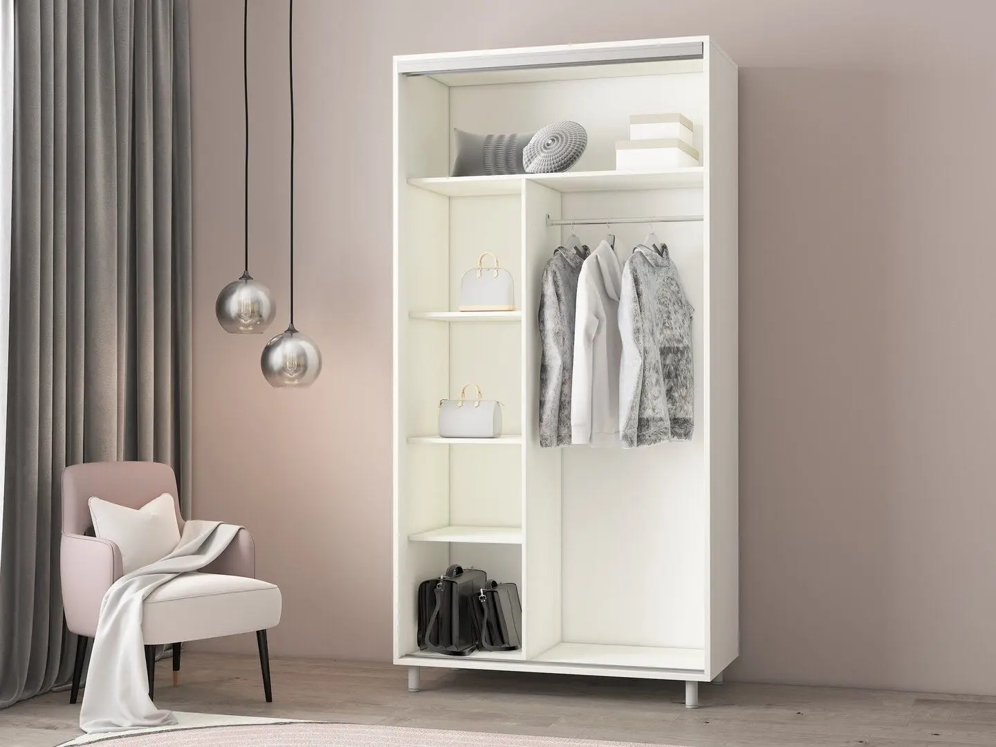 Dulap-cupe Mobildor Aron P-K3 1400 - 4