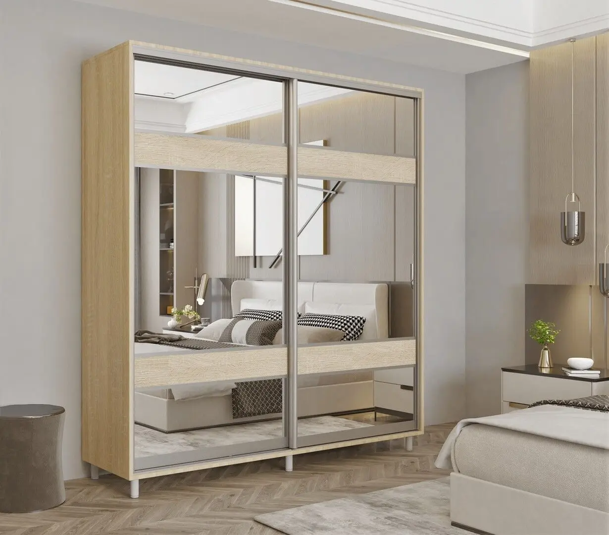 Dulap-cupe Mobildor Aron P-K3 1900 - 3