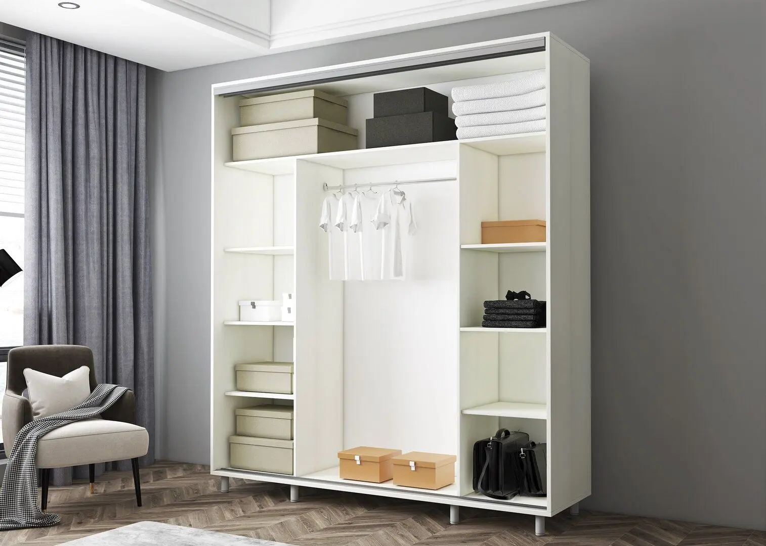 Шкаф-купе Mobildor Aron P-K3 2000 - 4