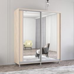 Dulap-cupe Mobildor Aron-P cu oglinda K2 200x210x60 (Sonoma Oak)