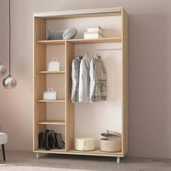 Dulap-cupe Mobildor Aron-P cu oglinda K3 Zebra 110x230x60 (Sonoma Oak) Thumb