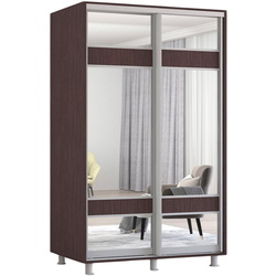 Шкаф-купе Mobildor Aron-P с зеркалом K3 Zebra 170x210x60 (Wenge) Thumb