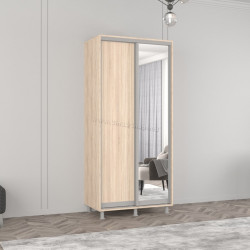 Dulap-cupe Mobildor Aron-S 1 oglinda/1 PAL 130x200x60 (Sonoma Oak)