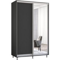 Dulap-cupe Mobildor Aron-S 1 oglinda/1 PAL 140x200x60 (Anthracite) Thumb