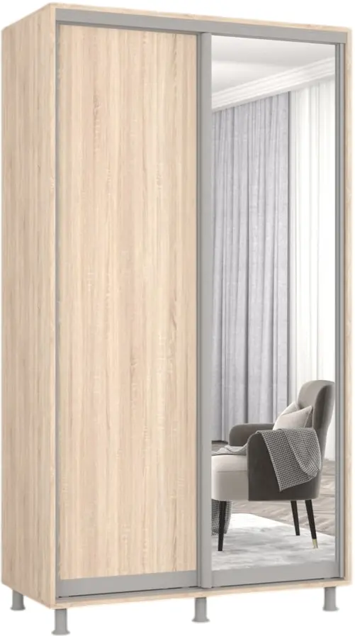 Dulap-cupe Mobildor Aron-S 1 oglinda/1 PAL 150x220x60 (Sonoma Oak)