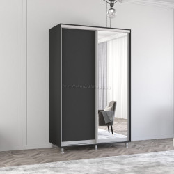 Dulap-cupe Mobildor Aron-S 1 oglinda/1 PAL 150x230x60 (Anthracite)