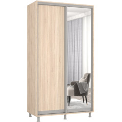 Dulap-cupe Mobildor Aron-S 1 oglinda/1 PAL 150x240x60 (Sonoma Oak) Thumb