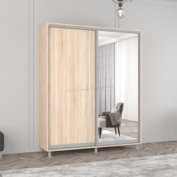 Dulap-cupe Mobildor Aron-S 1 oglinda/1 PAL 160x240x60 (Sonoma Oak)
