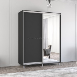 Dulap-cupe Mobildor Aron-S 1 oglinda/1 PAL 180x240x60 (Anthracite)