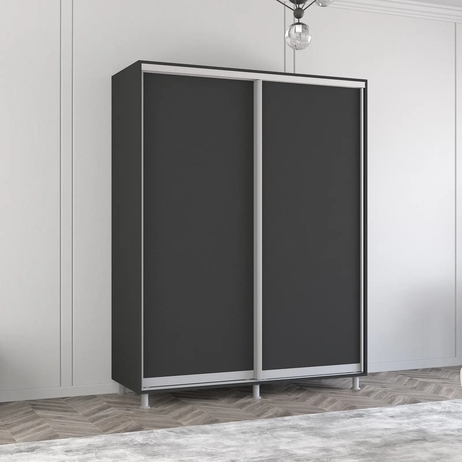 Шкаф-купе Mobildor Aron-S 160x230x60 (Anthracite)