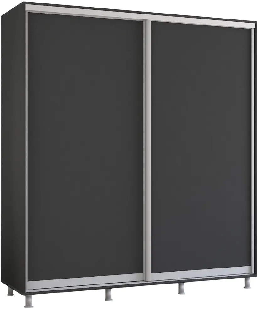 Шкаф-купе Mobildor Aron-S 180x200x60 (Anthracite) - 2