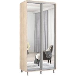 Dulap-cupe Mobildor Aron-S 2 usi oglinda 120x240x60 (Sonoma Oak) Thumb