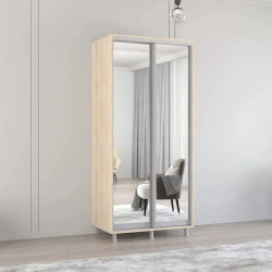 Dulap-cupe Mobildor Aron-S 2 usi oglinda 120x240x60 (Sonoma Oak)