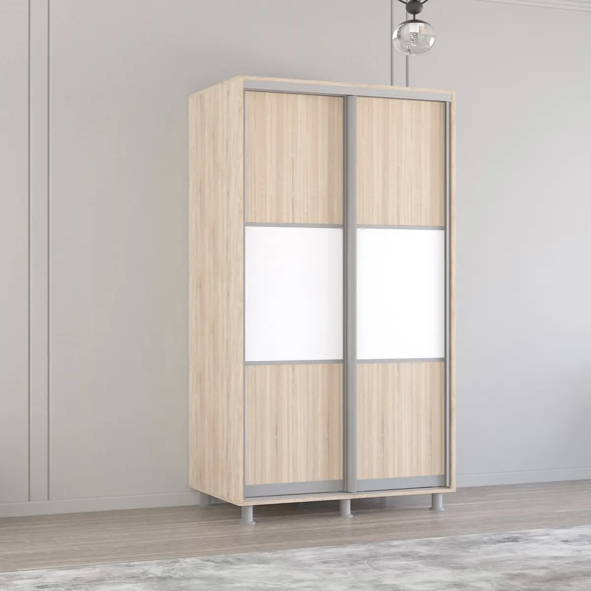 Dulap-cupe Mobildor Aron-S K orizontal 140x230x60 (Sonoma Oak)