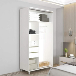 Dulap-cupe Mobildor Aron-S K orizontal 160x240x60 (White) Thumb