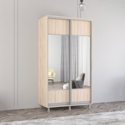 Dulap-cupe Mobildor Aron-S cu oglinda K1 110x200x60 (Sonoma Oak)