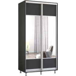 Dulap-cupe Mobildor Aron-S cu oglinda K1 120x220x60 (Anthracite) Thumb