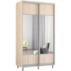 Dulap-cupe Mobildor Aron-S cu oglinda K1 120x220x60 (Sonoma Oak) Thumb