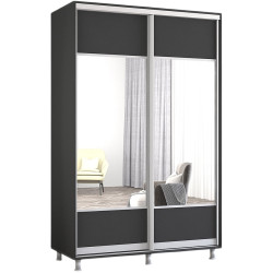Шкаф-купе Mobildor Aron-S с зеркалом K1 150x210x60 (Anthracite) Thumb