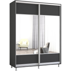 Шкаф-купе Mobildor Aron-S с зеркалом K1 170x200x60 (Anthracite) Thumb