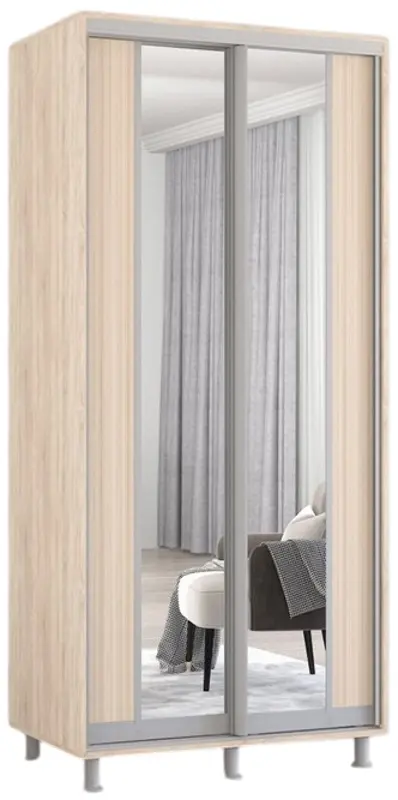 Dulap-cupe Mobildor Aron-S cu oglinda K2 110x210x60 (Sonoma Oak) - 3