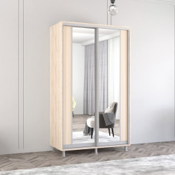 Dulap-cupe Mobildor Aron-S cu oglinda K2 140x240x60 (Sonoma Oak)