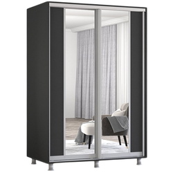 Шкаф-купе Mobildor Aron-S с зеркалом K2 150x230x60 (Anthracite) Thumb