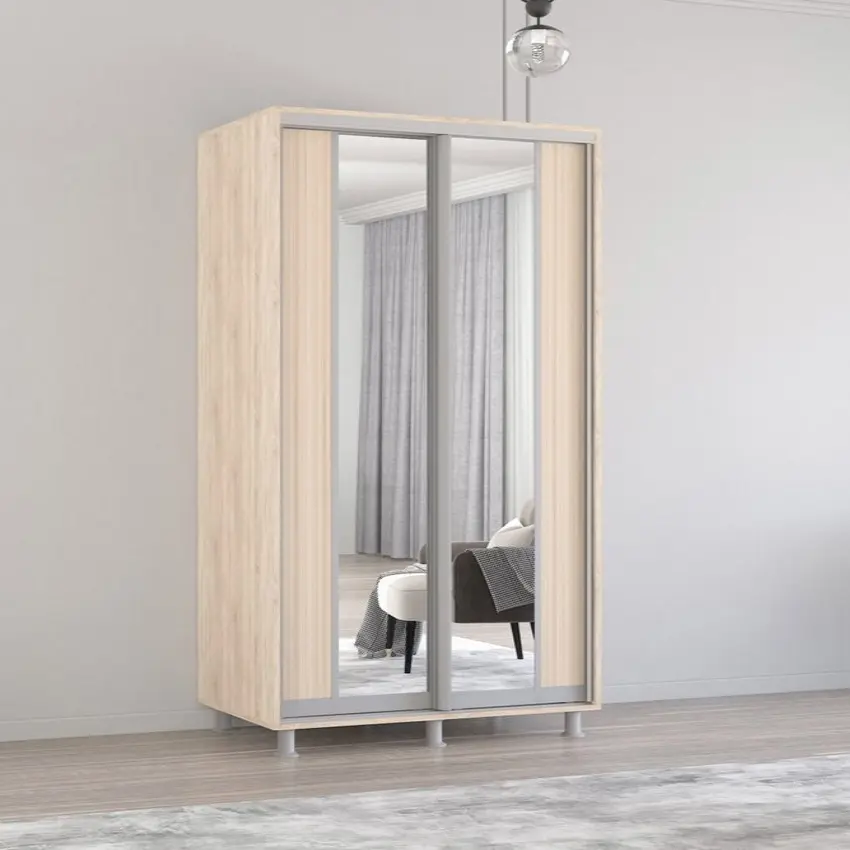 Dulap-cupe Mobildor Aron-S cu oglinda K2 160x200x60 (Sonoma Oak)