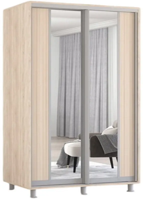 Шкаф-купе Mobildor Aron-S с зеркалом K2 170x230x60 (Sonoma Oak) - 3