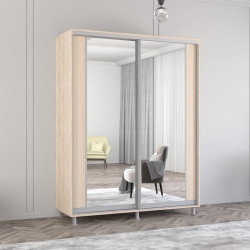 Dulap-cupe Mobildor Aron-S cu oglinda K2 170x240x60 (Sonoma Oak)