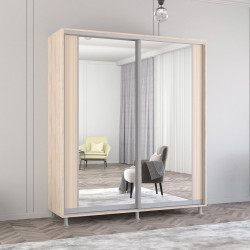 Dulap-cupe Mobildor Aron-S cu oglinda K2 190x230x60 (Sonoma Oak)