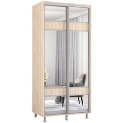 Dulap-cupe Mobildor Aron-S cu oglinda K3 Zebra 100x200x60 (Sonoma Oak) Thumb