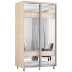 Шкаф-купе Mobildor Aron-S с зеркалом K3 Zebra 150x220x60 (Sonoma Oak) Thumb