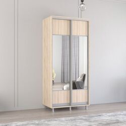 Dulap-cupe Mobildor Aron cu oglinda K1 100x230x60 (Sonoma Oak)