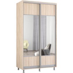 Dulap-cupe Mobildor Aron cu oglinda K1 110x220x60 (Sonoma Oak) Thumb