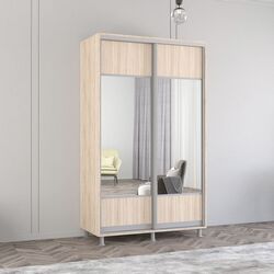 Dulap-cupe Mobildor Aron cu oglinda K1 140x200x60 (Sonoma Oak)