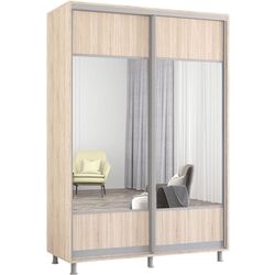 Dulap-cupe Mobildor Aron cu oglinda K1 150x210x60 (Sonoma Oak) Thumb