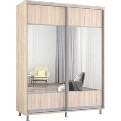 Dulap-cupe Mobildor Aron cu oglinda K1 180x210x60 (Sonoma Oak) Thumb