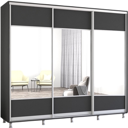 Dulap-cupe Mobildor Aron cu oglinda K1 250x210x60 (Anthracite) Thumb