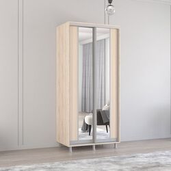 Dulap-cupe Mobildor Aron cu oglinda K2 100x200x60 (Sonoma Oak)