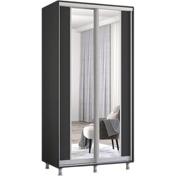 Dulap-cupe Mobildor Aron cu oglinda K2 110x200x60 (Anthracite) Thumb