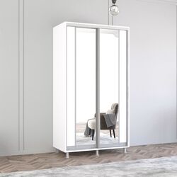 Шкаф-купе Mobildor Aron с зеркалом K2 120x200x60 (White)