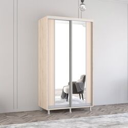 Dulap-cupe Mobildor Aron cu oglinda K2 120x220x60 (Sonoma Oak)